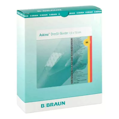 Askina Dressil Rand Sil.foamst.v.7,5x7,5cm (10 stuks) Askina Dressil Rand Sil.foamst.v.7,5x7,5cm (10 stuks)