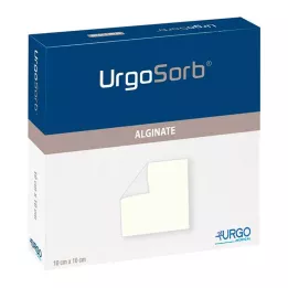 URGOSORB 10x10 cm kompressen, 10 stuks