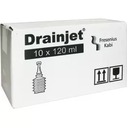 FREKA DRAINJET Zoutoplossing 0,9% ISO, 10X120 ml