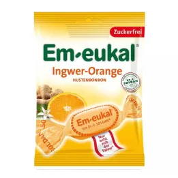EM-EUKAL Snoepjes Gember Sinaasappel suikervrij, 75 g