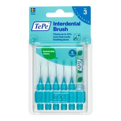 Tepe interdentale rager 0,6 mm blauw, 6 stuks