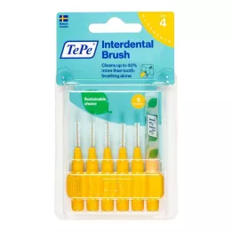 TEPE Interdentale rager origineel 0.7mm ISO 4 geel, 6 stuks