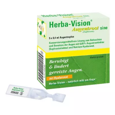 Herba-Vision® Ogentroost sinus oogdruppels, 5X0,4 ml