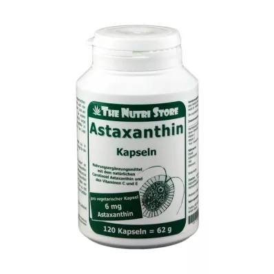 Astaxanthine 6 mg vegetarische capsules, 120 stuks