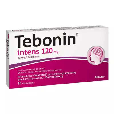 TEBONIN intensieve 120 mg filmomhulde tabletten, 30 stuks TEBONIN intensieve 120 mg filmomhulde tabletten, 30 stuks