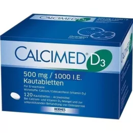 CALCIMED D3 500 mg/1000 I.U. Kauwtabletten, 120 st