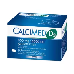 CALCIMED D3 500 mg/1000 I.U. Kauwtabletten, 120 st