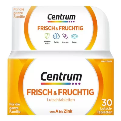 Centrum fresh &amp; fruitige zuigtabletten, 30 st