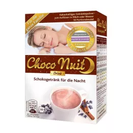 CHOCO NUIT Goedenacht Chocolade Drinkpoeder, 10 stuks
