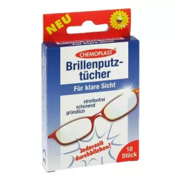 Brillenpoetsdoekjes, 10 stuks