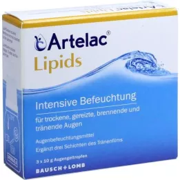 ARTELAC Lipiden MD Ooggel, 3X10 g