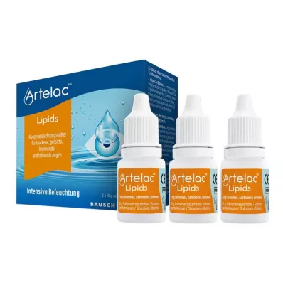 ARTELAC Lipiden MD Ooggel, 3X10 g