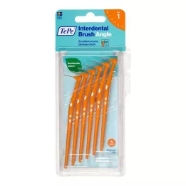 TEPE Interdentale rager Hoek 0.45mm ISO 1 sinaasappel, 6 stuks
