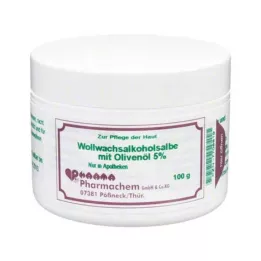WOLLWACHSALKOHOLSALBE m.olijfolie 5%, 100 g