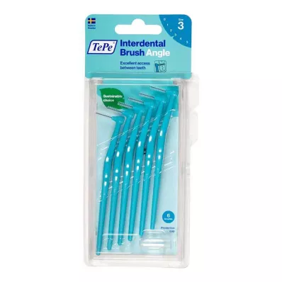 Tepe Angle interdentale rager 0,6 mm blauw, 6 stuks Tepe Angle interdentale rager 0,6 mm blauw, 6 stuks