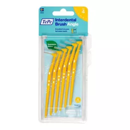 TEPE Interdentale rager Hoek 0.7mm ISO 4 geel, 6 stuks
