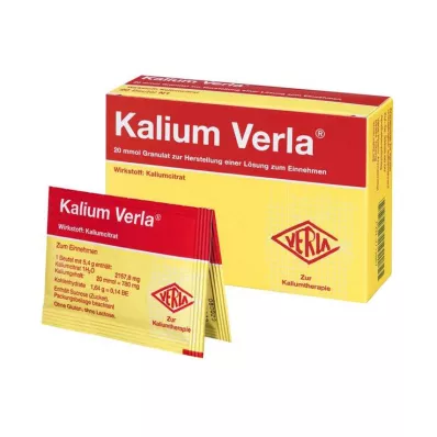 KALIUM VERLA Granulaatzakje, 20 stuks KALIUM VERLA Granulaatzakje, 20 stuks