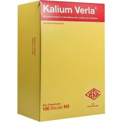 KALIUM VERLA Granulaatzakje, 100 stuks