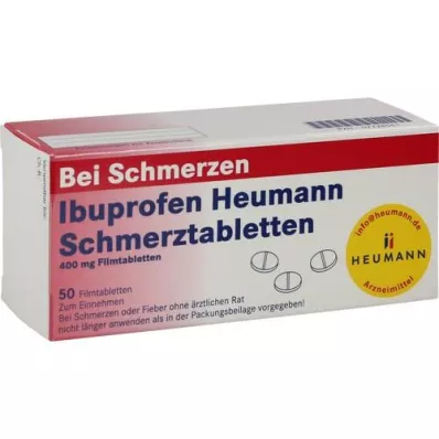 IBUPROFEN Heumann Pijntabletten 400 mg, 50 st
