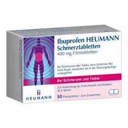 IBUPROFEN Heumann Pijntabletten 400 mg, 50 st