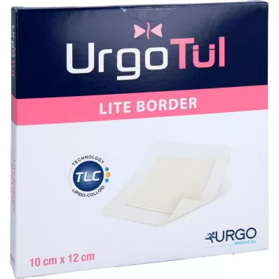 URGOTÜL Lite Border 10x12 cm verband, 10 stuks