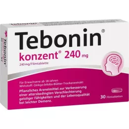 TEBONIN konzent 240 mg filmomhulde tabletten, 30 st