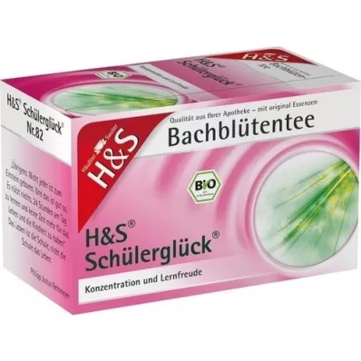 H&amp;S Bach Bloemen Studentengeluk Thee Filterzakje, 20X3.0 g