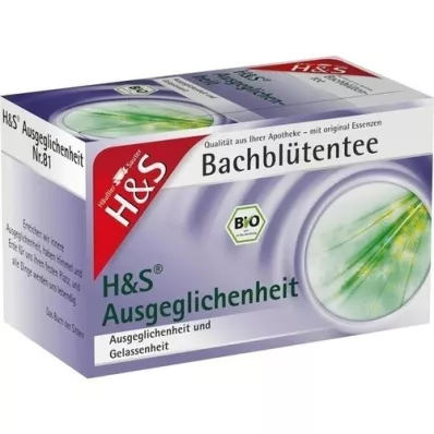 H&amp;S Bach bloesemremedie Balans thee filterzakje, 20X3.0 g