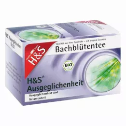 H&amp;S Bach bloesemremedie Balans thee filterzakje, 20X3.0 g