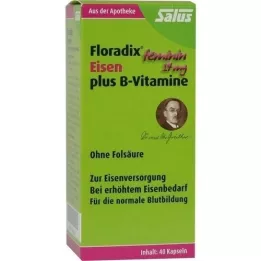 FLORADIX IJzer plus B-vitaminen capsules, 40 stuks