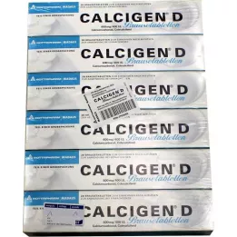 CALCIGEN D 600 mg/400 I.U. Bruistabletten, 120 st