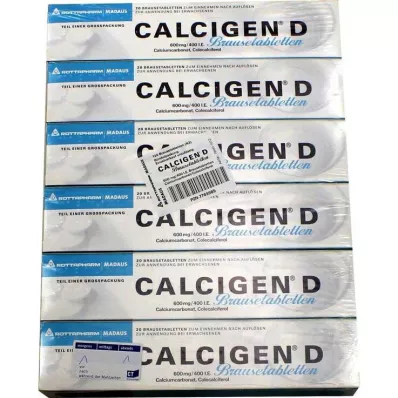 CALCIGEN D 600 mg/400 I.U. Bruistabletten, 120 st