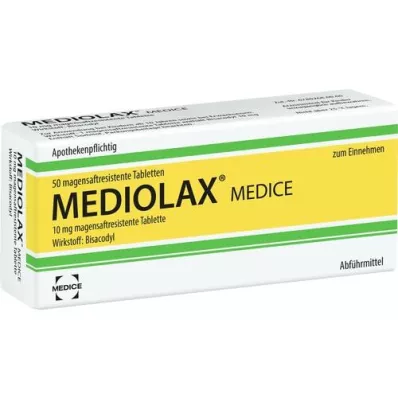 MEDIOLAX Medice tabletten met enterische laag, 50 stuks