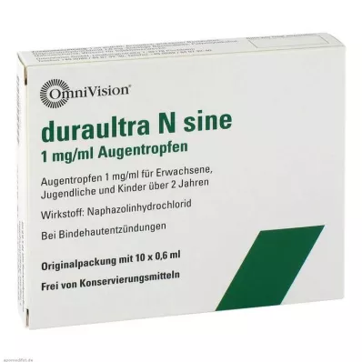 DURAULTRA N sinus oogdruppels, 10X0,6 ml DURAULTRA N sinus oogdruppels, 10X0,6 ml