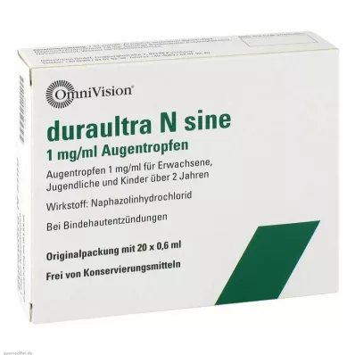 DURAULTRA N sinus oogdruppels, 20X0,6 ml