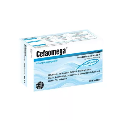 CEFAOMEGA Capsules, 90 stuks CEFAOMEGA Capsules, 90 stuks