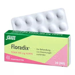 FLORADIX IJzer 100 mg forte filmomhulde tabletten, 20 st