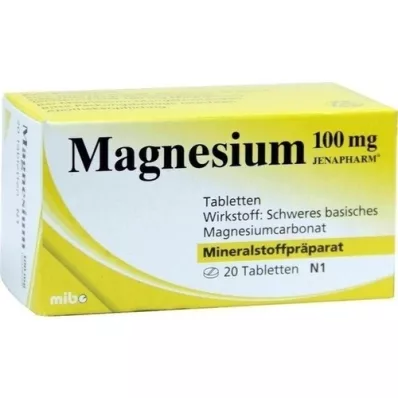 MAGNESIUM 100 mg Jenapharm tabletten, 20 stuks