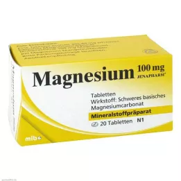 Magnesium 100 mg Jenapharm tabletten, 20 stuks