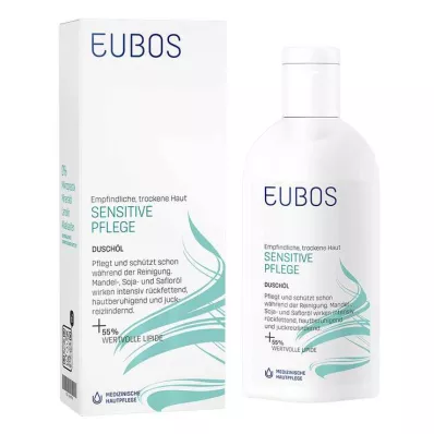 Eubos Gevoelige doucheolie F, 200 ml