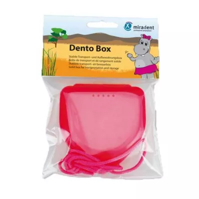 Miradent beugeldoos Dento Box I roze, 1 st Miradent beugeldoos Dento Box I roze, 1 st