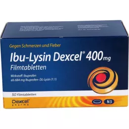 IBU-LYSIN Dexcel 400 mg filmomhulde tabletten, 50 st