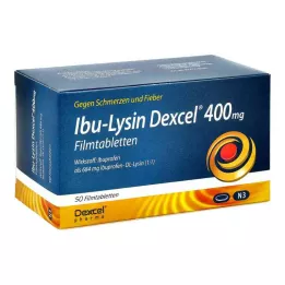 IBU-LYSIN Dexcel 400 mg filmomhulde tabletten, 50 st