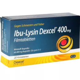 IBU-LYSIN Dexcel 400 mg filmomhulde tabletten, 20 st