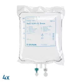 KOCHSALZLÖSUNG 0,9% B.Braun spoeloplossing Ecob.Click, 4X3000 ml