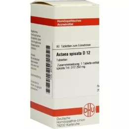 ACTAEA SPICATA D 12 tabletten, 80 stuks