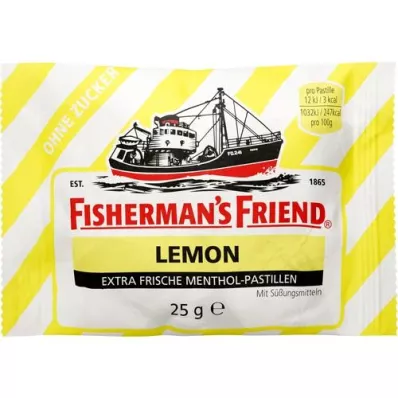 FISHERMANS FRIEND Citroen zonder suiker pastilles, 25 g