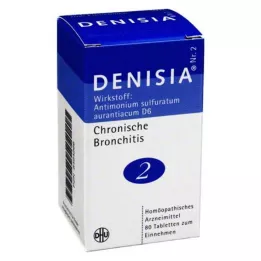 DENISIA 2 Chronische Bronchitis Tabletten, 80 stuks