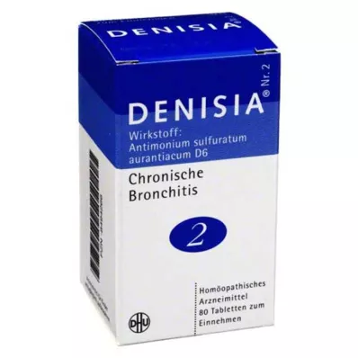 DENISIA 2 Chronische Bronchitis Tabletten, 80 stuks