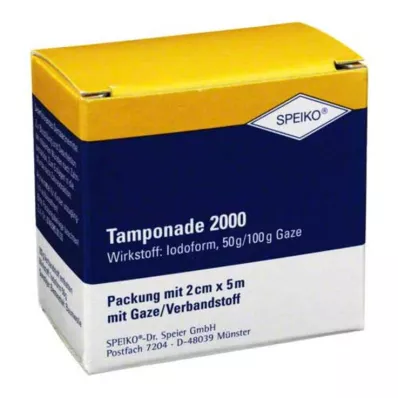 Tamponade 2000 2cmx5m geweekt, 1 st Tamponade 2000 2cmx5m geweekt, 1 st